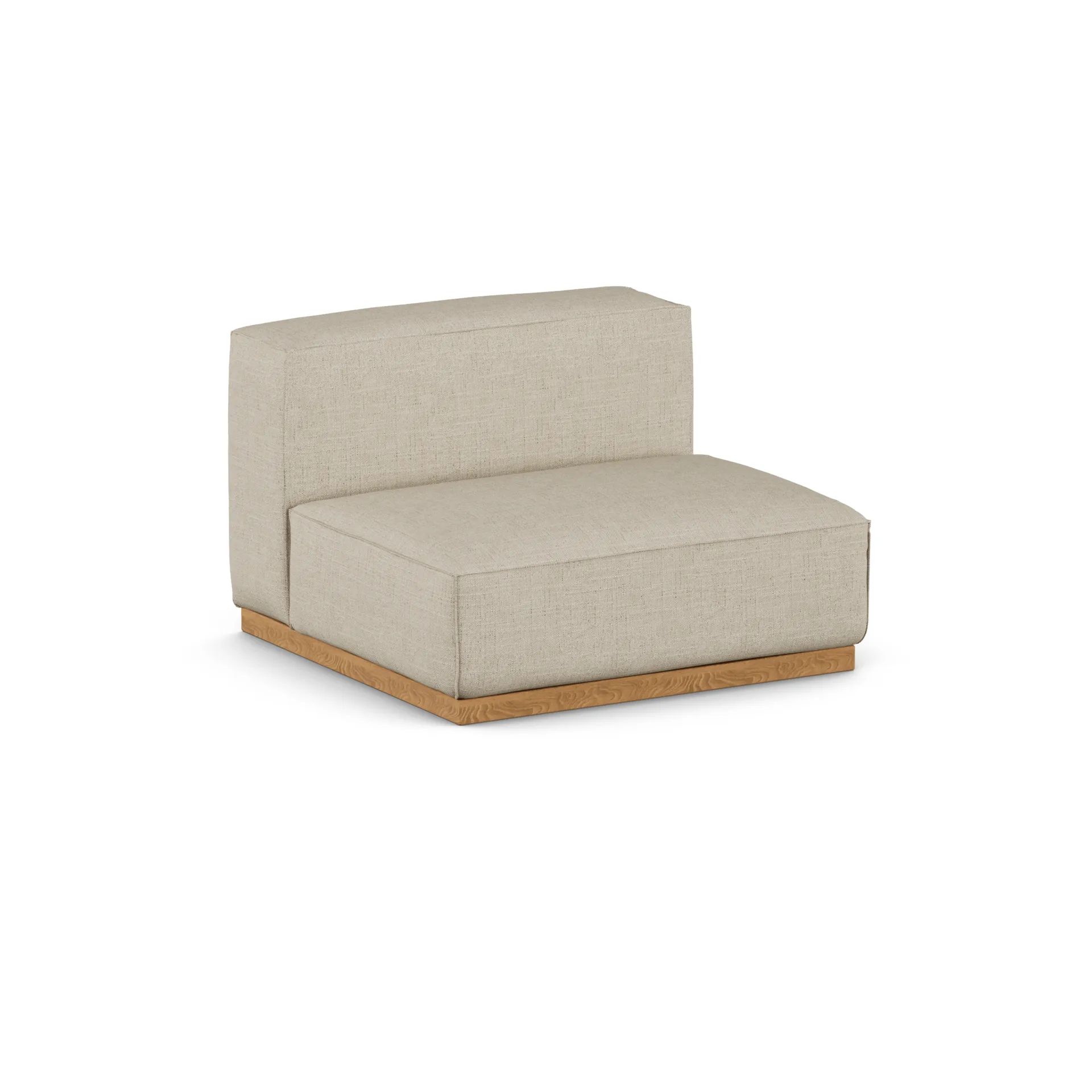Poltrona Bergsdal 1,5 posti, Bern beige 0341-Frassino tinto rovere, 1,5 sedute 1898