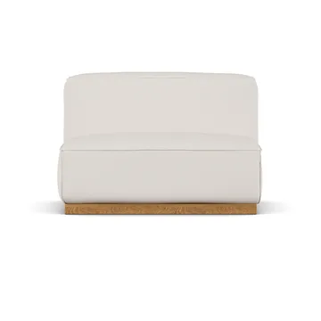 Poltrona Bergsdal 1,5 posti - Caleido beige 9600-Frassino tinto rovere, 1,5 sedute - 1898