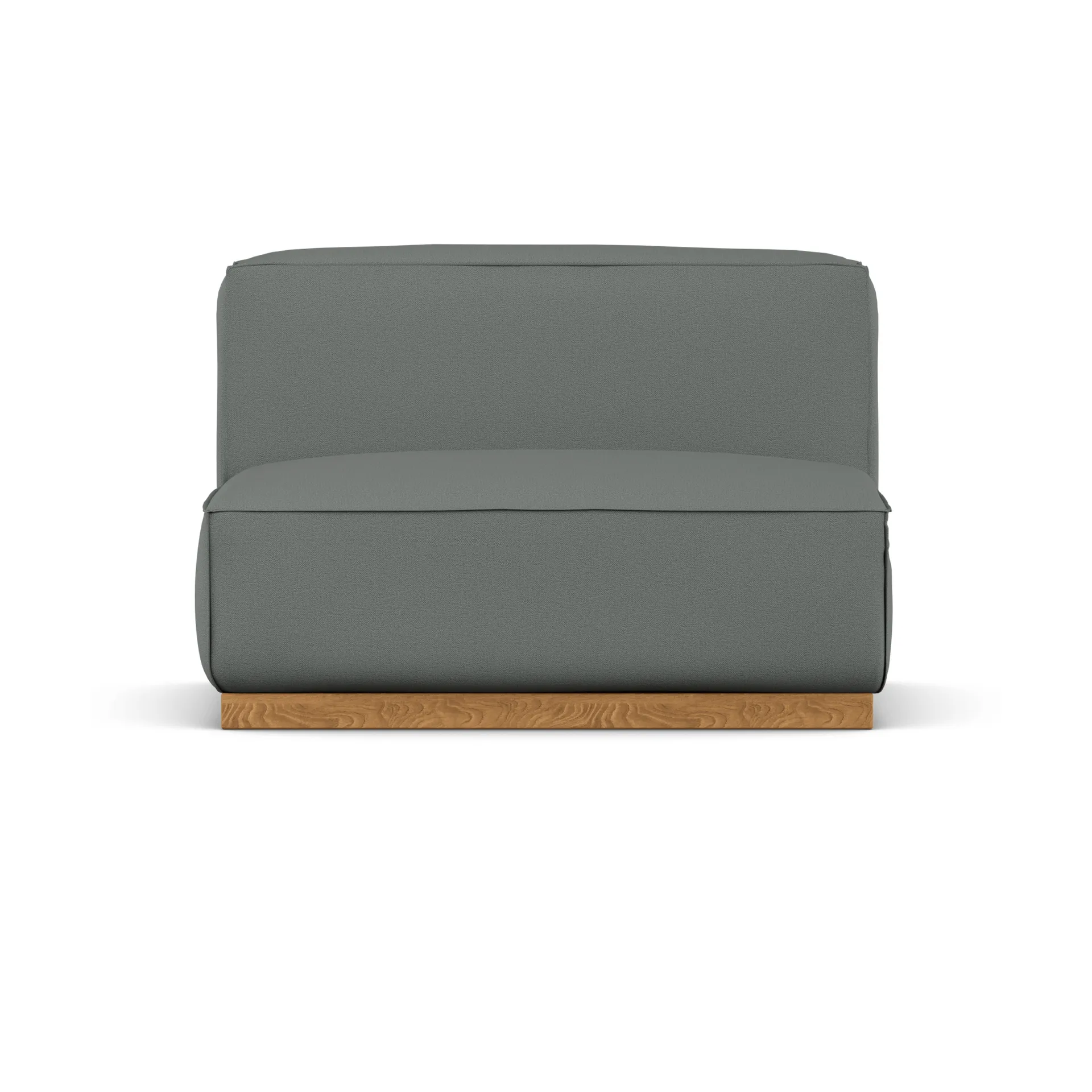 Poltrona Bergsdal 1,5 posti, Caleido grey 1240-Frassino tinto rovere, 1,5 sedute 1898