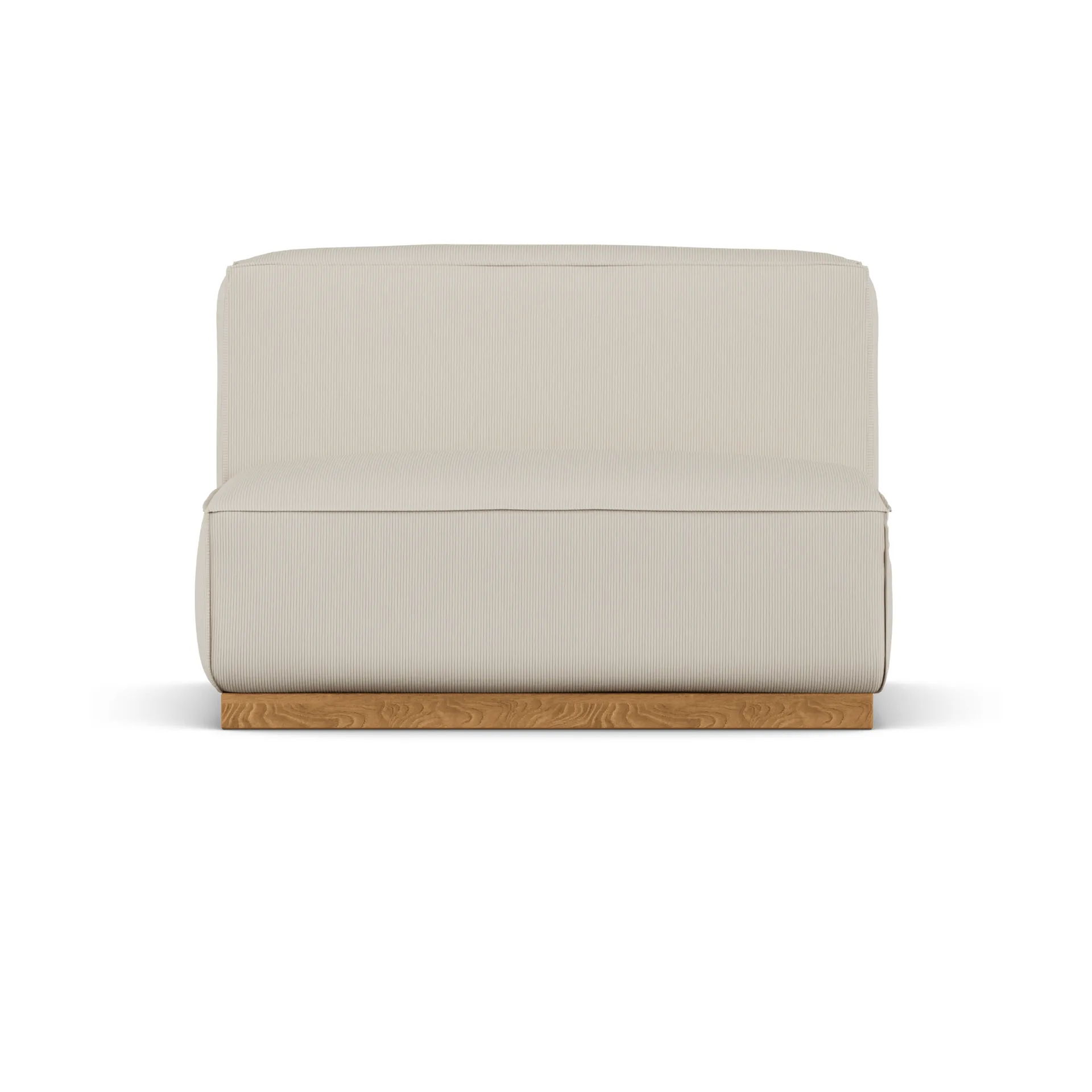 Poltrona Bergsdal 1,5 posti, Jump beige 1956-Frassino tinto rovere, 1,5 sedute 1898