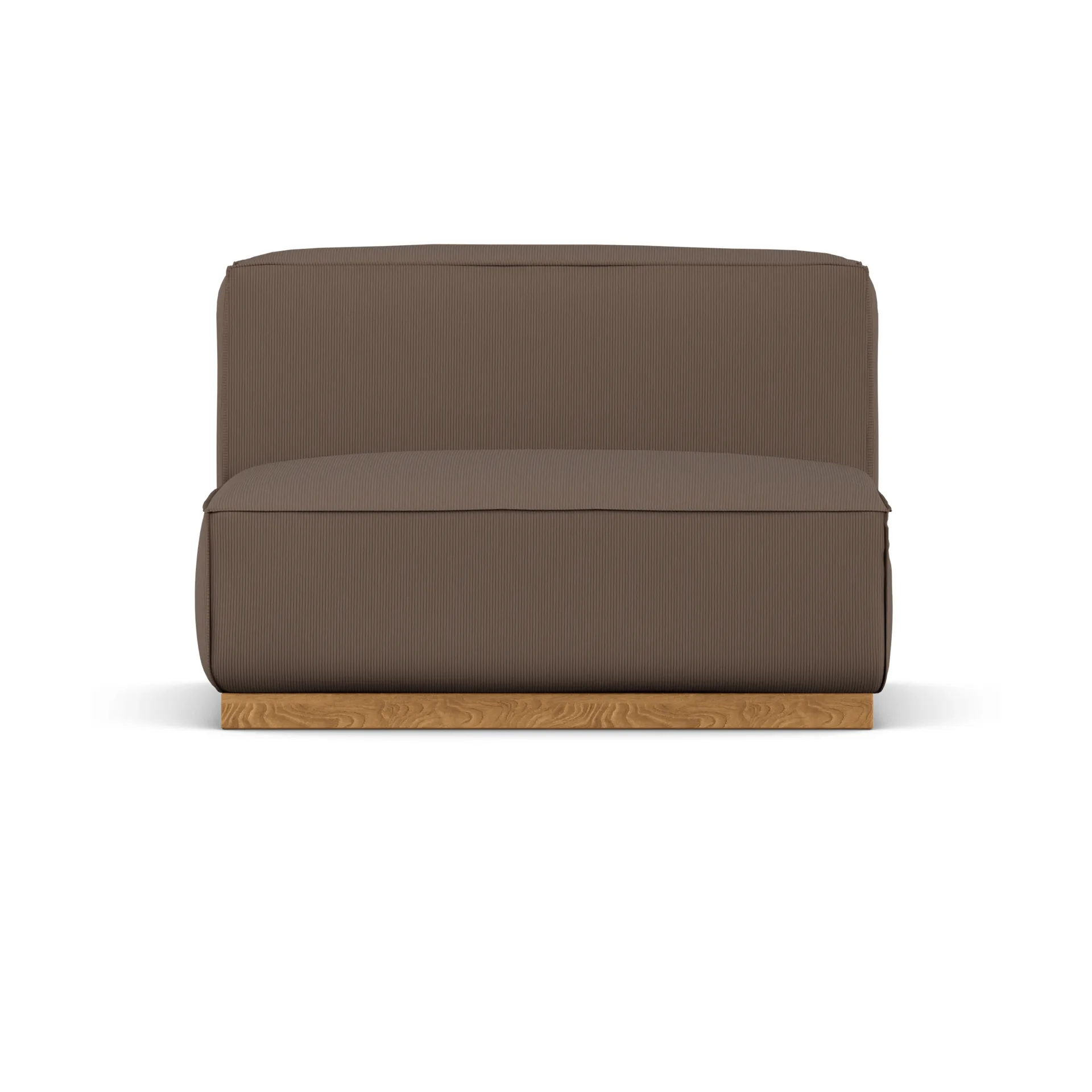 Poltrona Bergsdal 1,5 posti, Jump brown 1955-Frassino tinto rovere, 1,5 sedute 1898