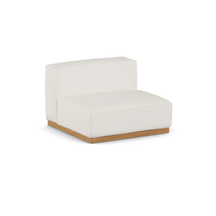 Poltrona Bergsdal 1,5 posti - Jump offwhite 1954-Frassino tinto rovere, 1,5 sedute - 1898