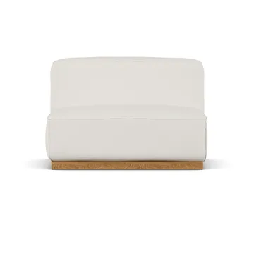 Poltrona Bergsdal 1,5 posti - Jump offwhite 1954-Frassino tinto rovere, 1,5 sedute - 1898
