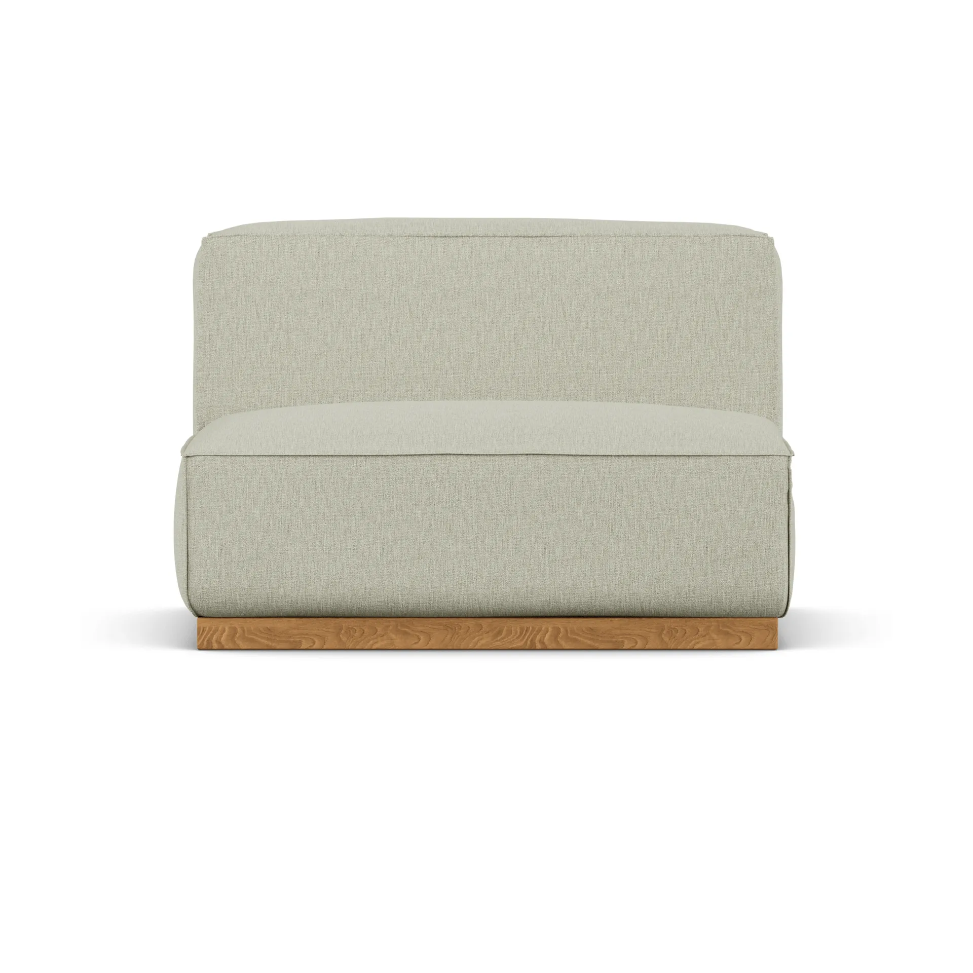 Poltrona Bergsdal 1,5 posti, Luisa beige 3981-Frassino tinto rovere, 1,5 sedute 1898