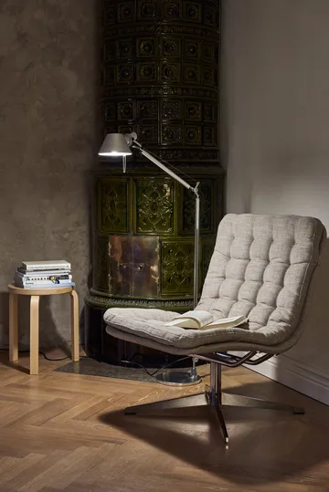 Poltrona Loholm con funzione girevole - Bern Beige 0341 - 1898