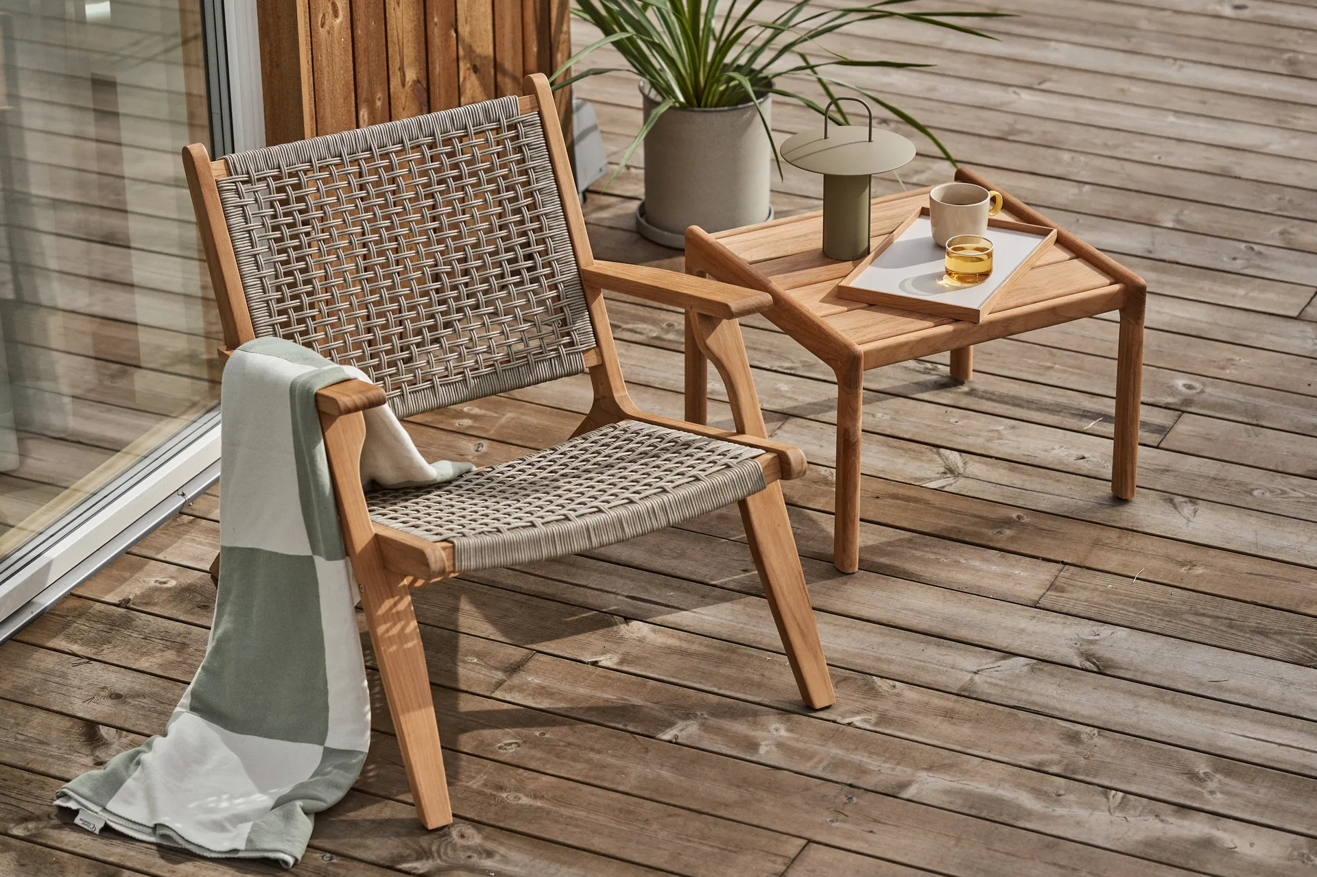 Poltrona lounge Sandvik, Teak 1898