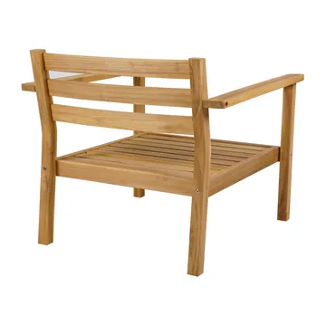 Poltrona lounge Stockaryd in teak/beige - 1898