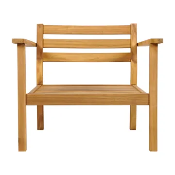 Poltrona lounge Stockaryd in teak/grigio chiaro - 1898
