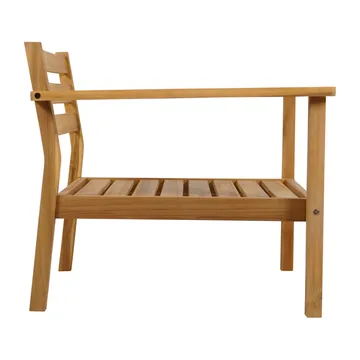 Poltrona lounge Stockaryd in teak/grigio scuro - 1898