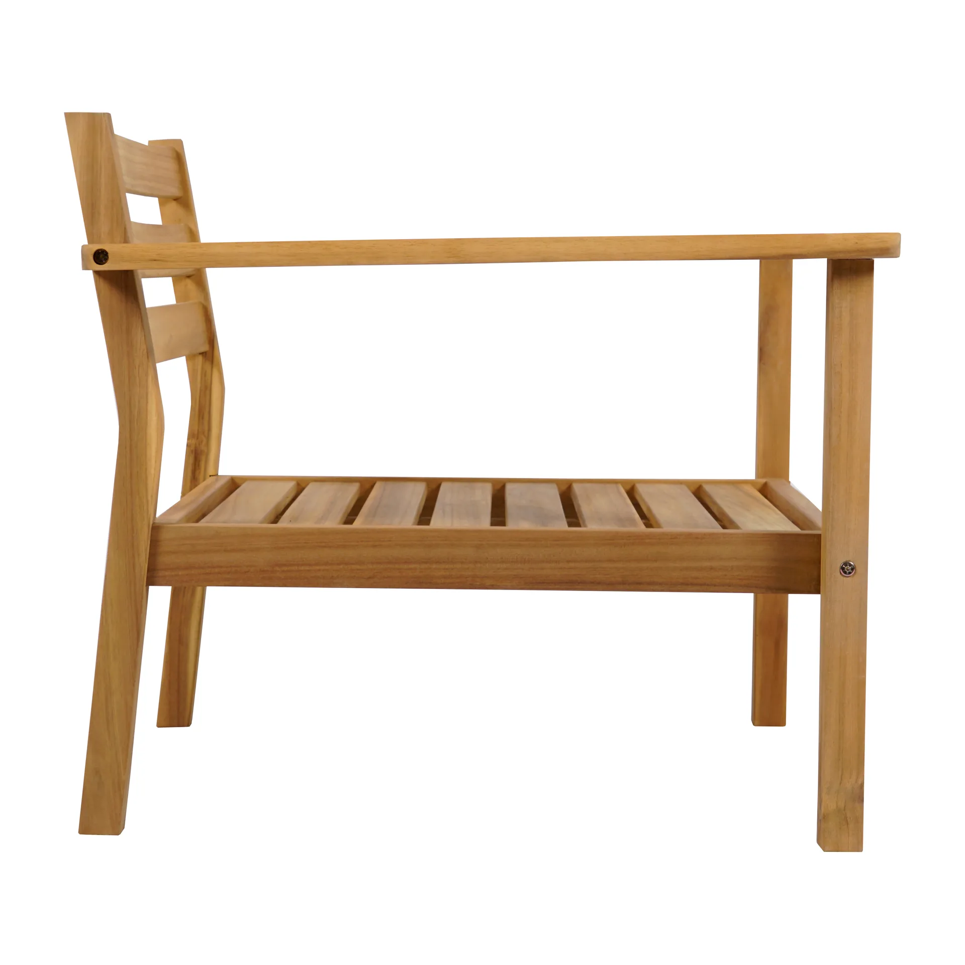 Poltrona lounge Stockaryd in teak/grigio scuro 1898
