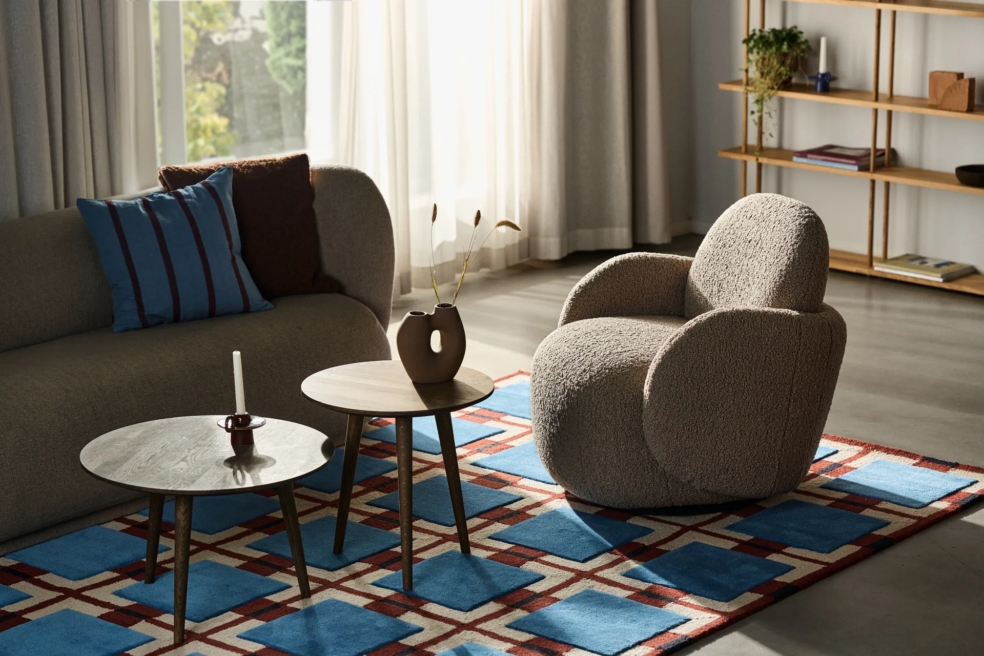 Poltrona Mo girevole, Glore brown 1898