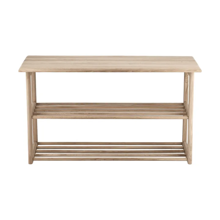 Ripiano portascarpe con seduta Bäckebo - Rovere, 80x48x30 cm - 1898