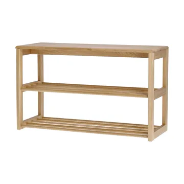 Ripiano portascarpe con seduta Bäckebo - Rovere, 80x48x30 cm - 1898