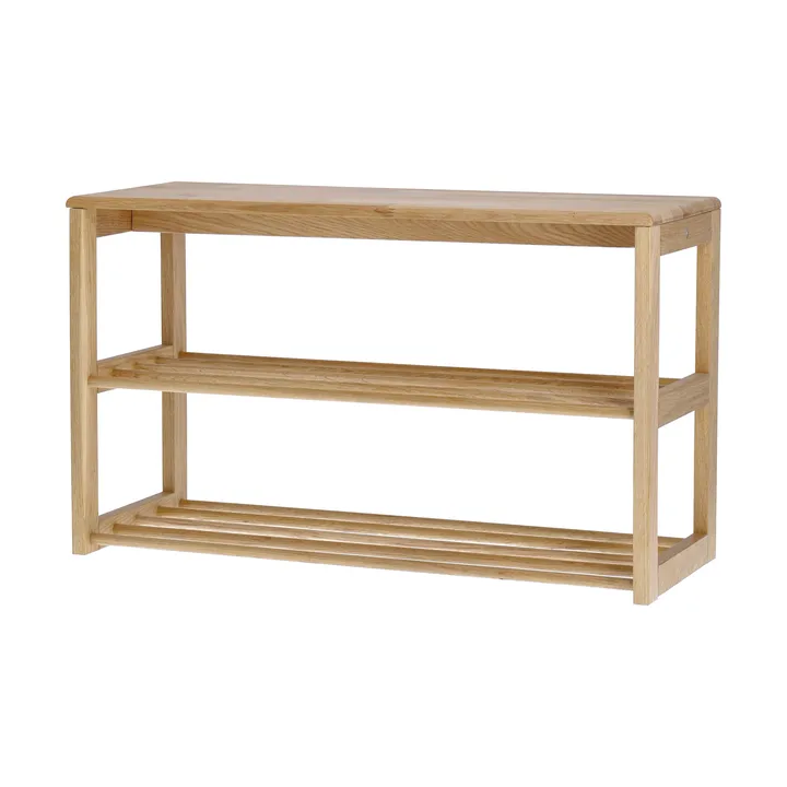 Ripiano portascarpe con seduta Bäckebo - Rovere, 80x48x30 cm - 1898