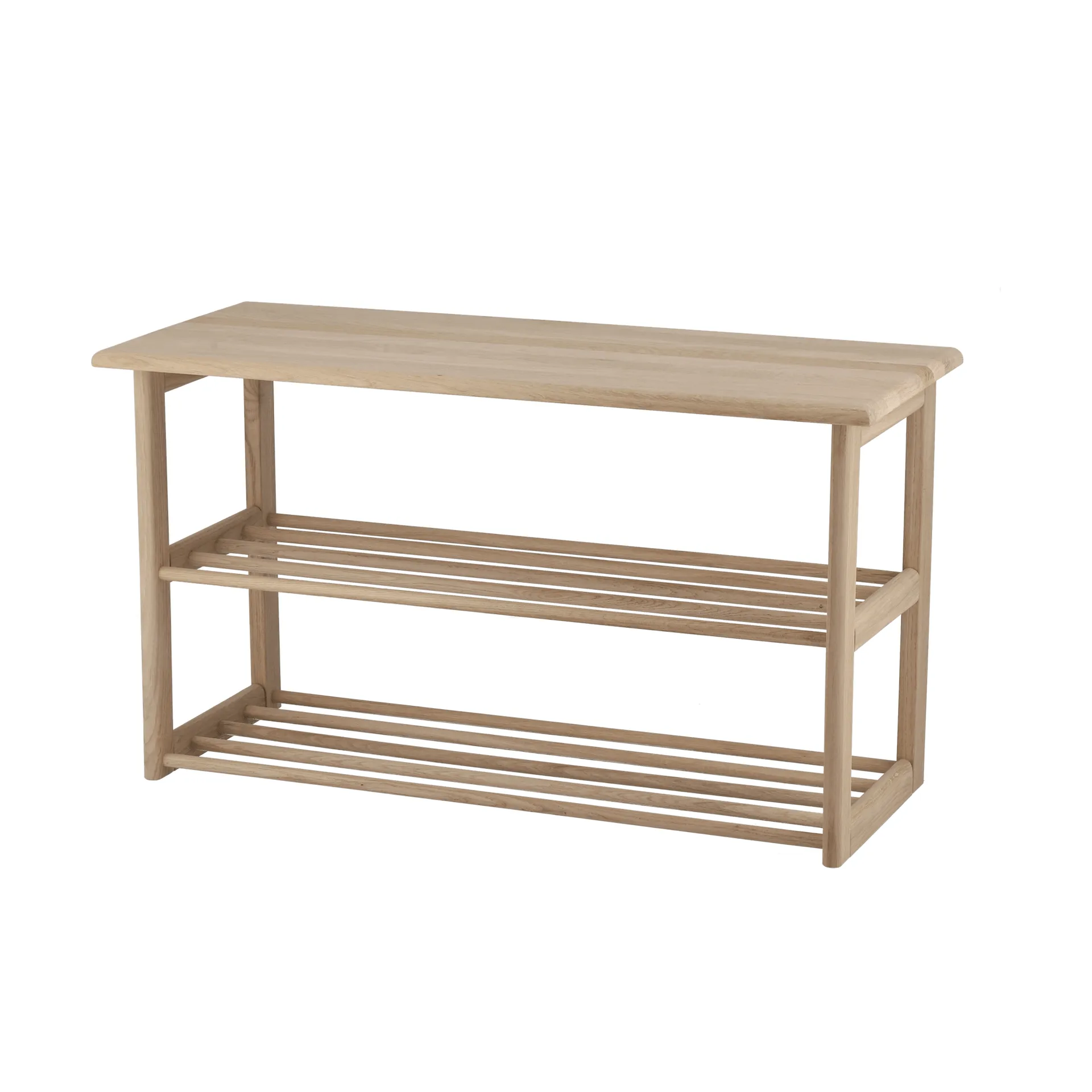 Ripiano portascarpe con seduta Bäckebo, Rovere, 80x48x30 cm 1898
