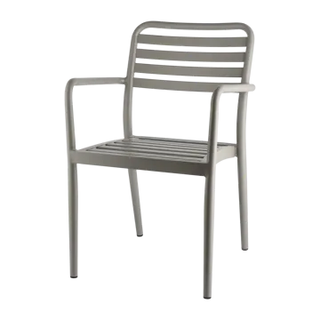 Sedia con braccioli Messina - Taupe - 1898