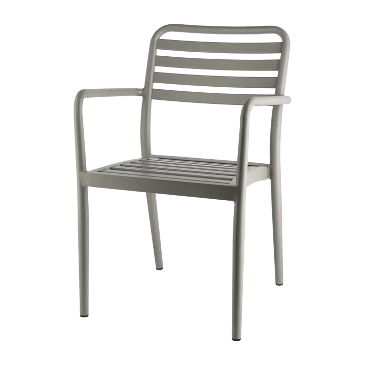 Sedia con braccioli Messina - Taupe - 1898