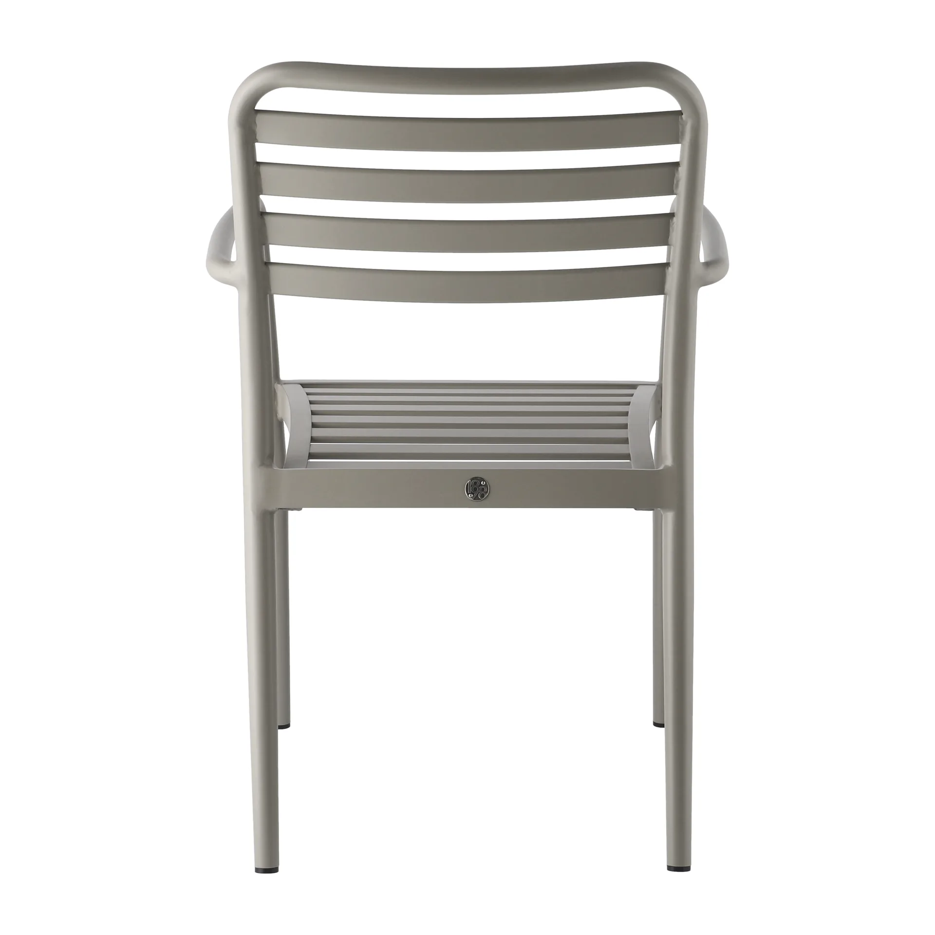 Sedia con braccioli Messina, Taupe 1898