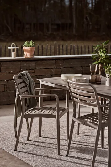 Sedia con braccioli Messina - Taupe - 1898