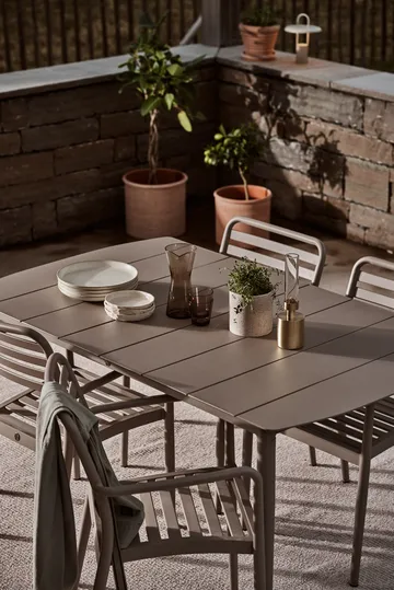 Sedia con braccioli Messina - Taupe - 1898