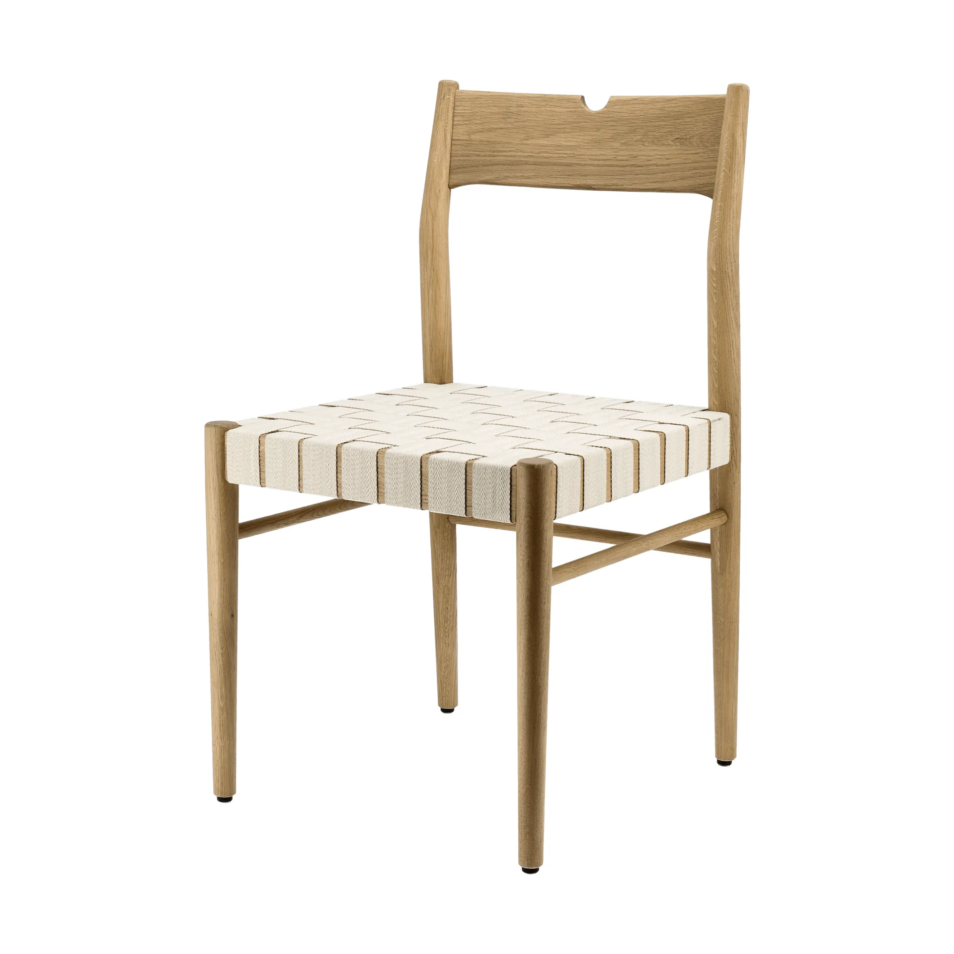 Sedia da pranzo Ekeryd, Webbing-laquered oak 1898