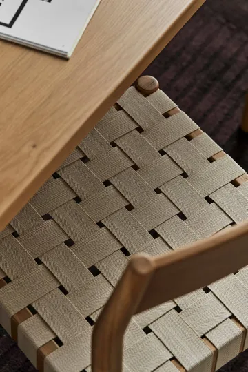 Sedia da pranzo Ekeryd - Webbing-laquered oak - 1898
