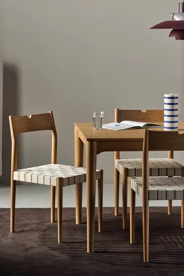 Sedia da pranzo Ekeryd - Webbing-laquered oak - 1898