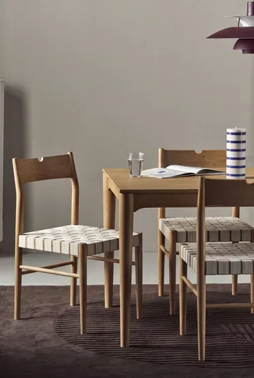 Sedia da pranzo Ekeryd - Webbing-laquered oak - 1898