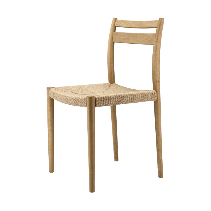 Sedia da pranzo Fridhem, Papercord-laquered oak 1898
