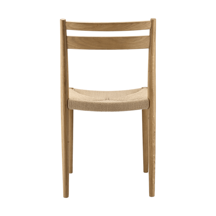 Sedia da pranzo Fridhem, Papercord-laquered oak 1898