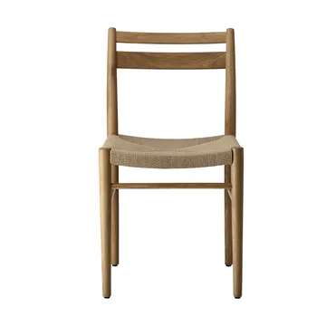 Sedia da pranzo Fridhem, rovere laccato-intreccio naturale, confezione da 4 - 1898