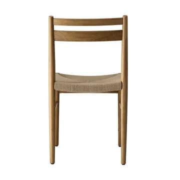 Sedia da pranzo Fridhem, rovere laccato-intreccio naturale, confezione da 6 - 1898