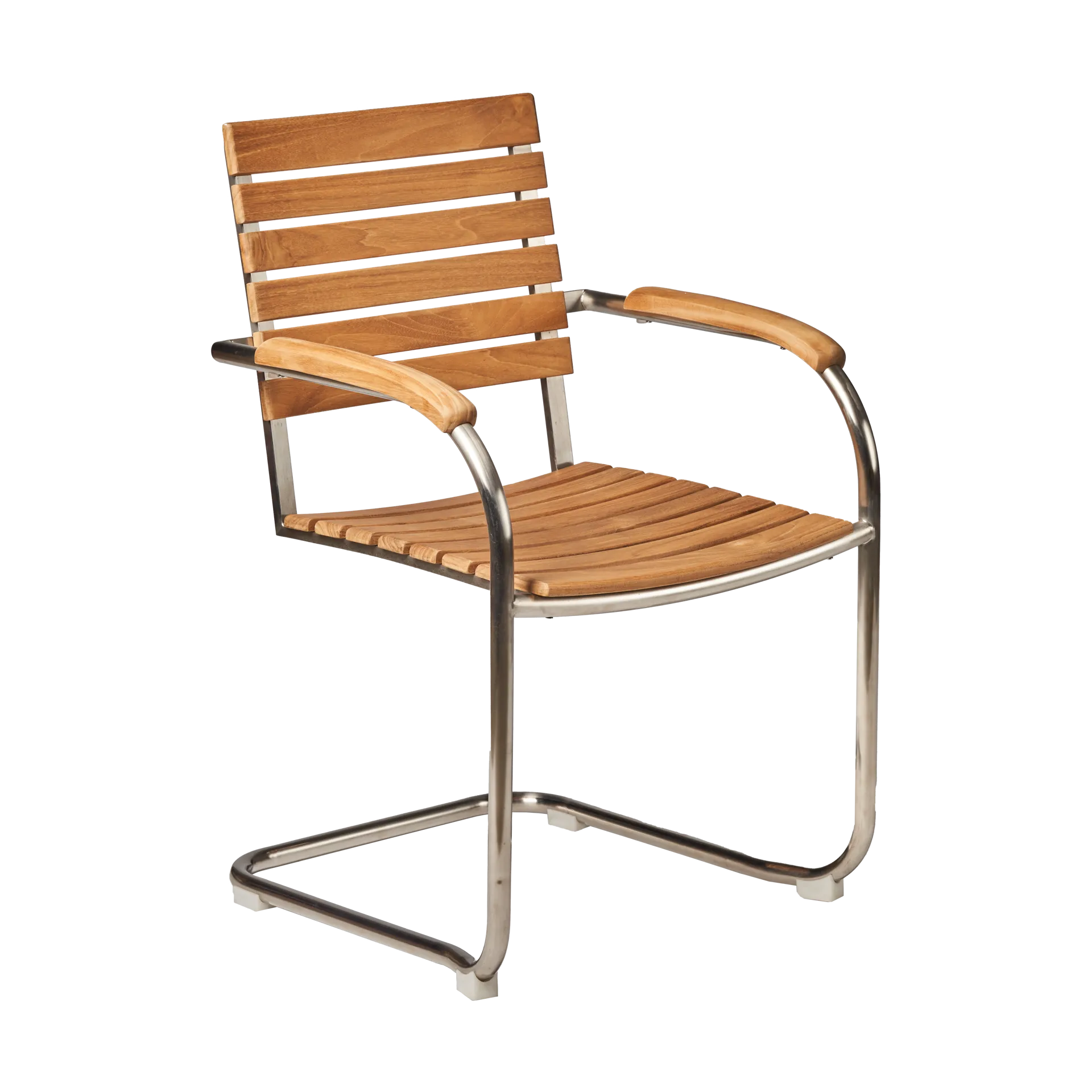 Sedia da pranzo Rörvik, Teak-acciaio inossidabile 1898