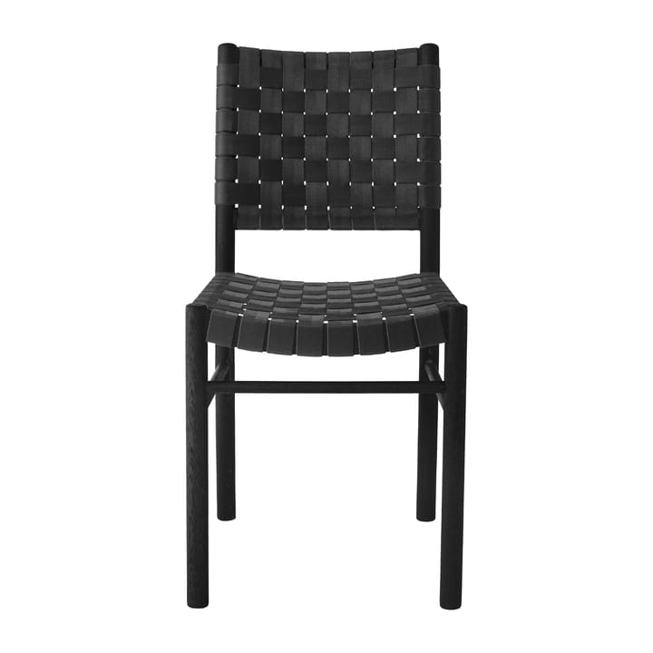 Sedia Lillö seduta e schienale intrecciati - Nero - 1898