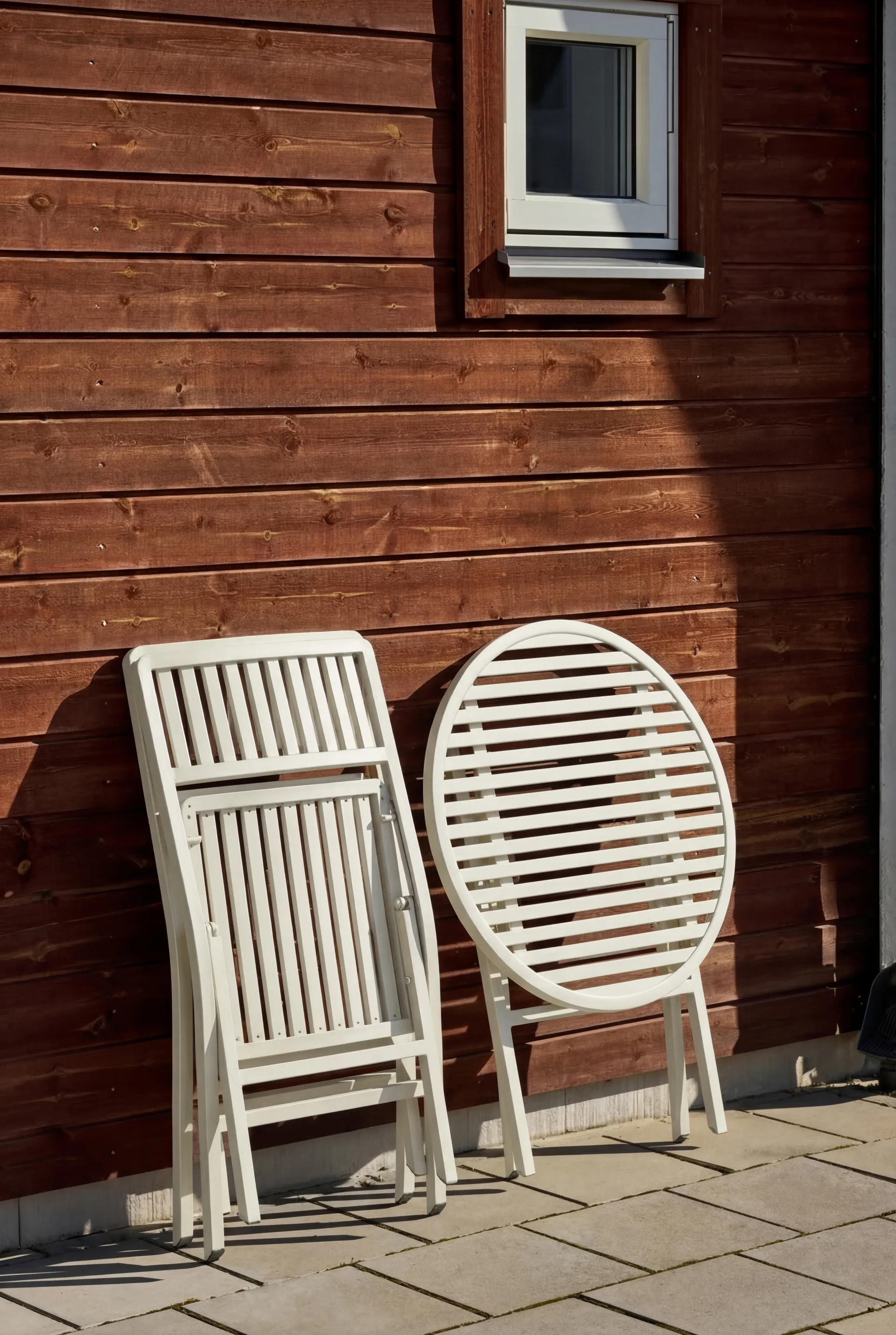 Sedia pieghevole Verona, Off white 1898