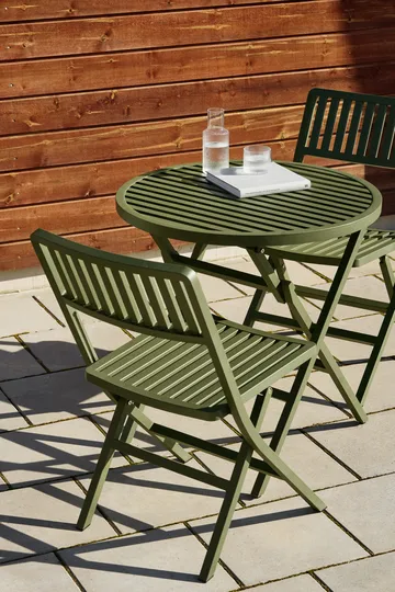 Sedia pieghevole Verona - Verde moss - 1898