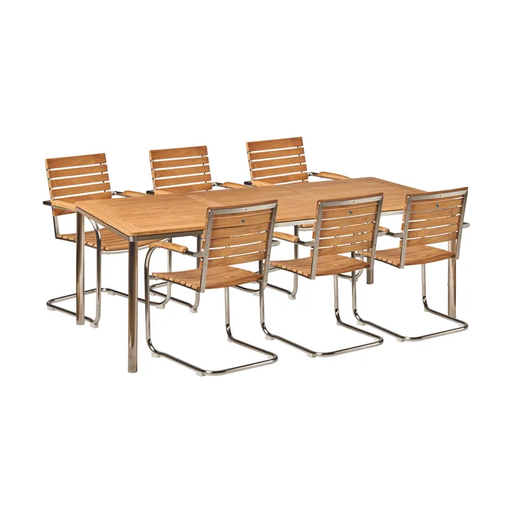 Set da pranzo Rörvik con 6 sedie - 1898