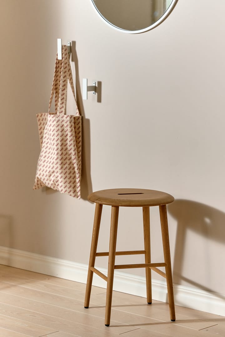 Sgabello Norrabo 45 cm, Rovere laccato naturale 1898
