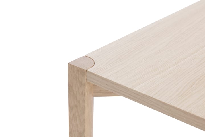 Tavolino Anton 50x125 cm, bianco, rovere pigmentato  1898