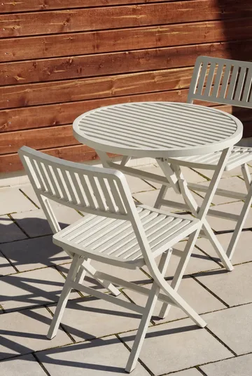 Tavolino da caffè Verona - Off white, Ø72 cm - 1898