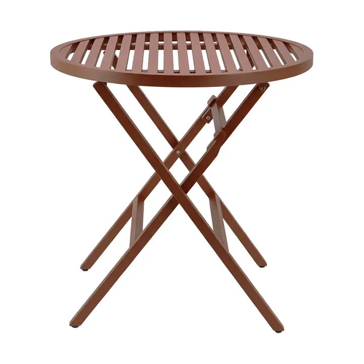 Tavolino da caffè Verona - Rosso bruciato, Ø72 cm - 1898