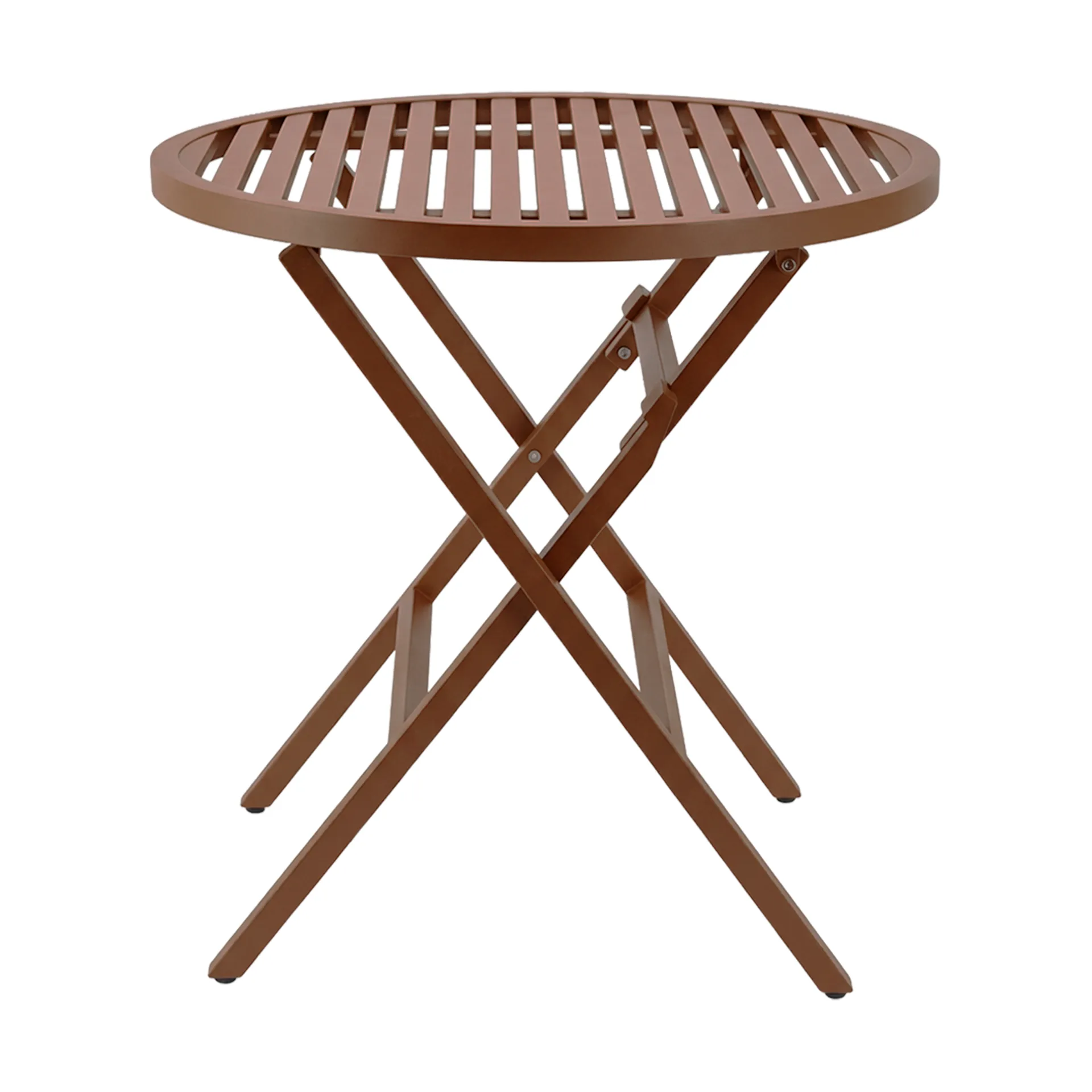 Tavolino da caffè Verona, Rosso bruciato, Ø72 cm 1898