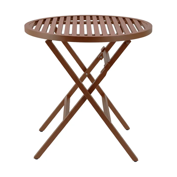 Tavolino da caffè Verona - Rosso bruciato, Ø72 cm - 1898