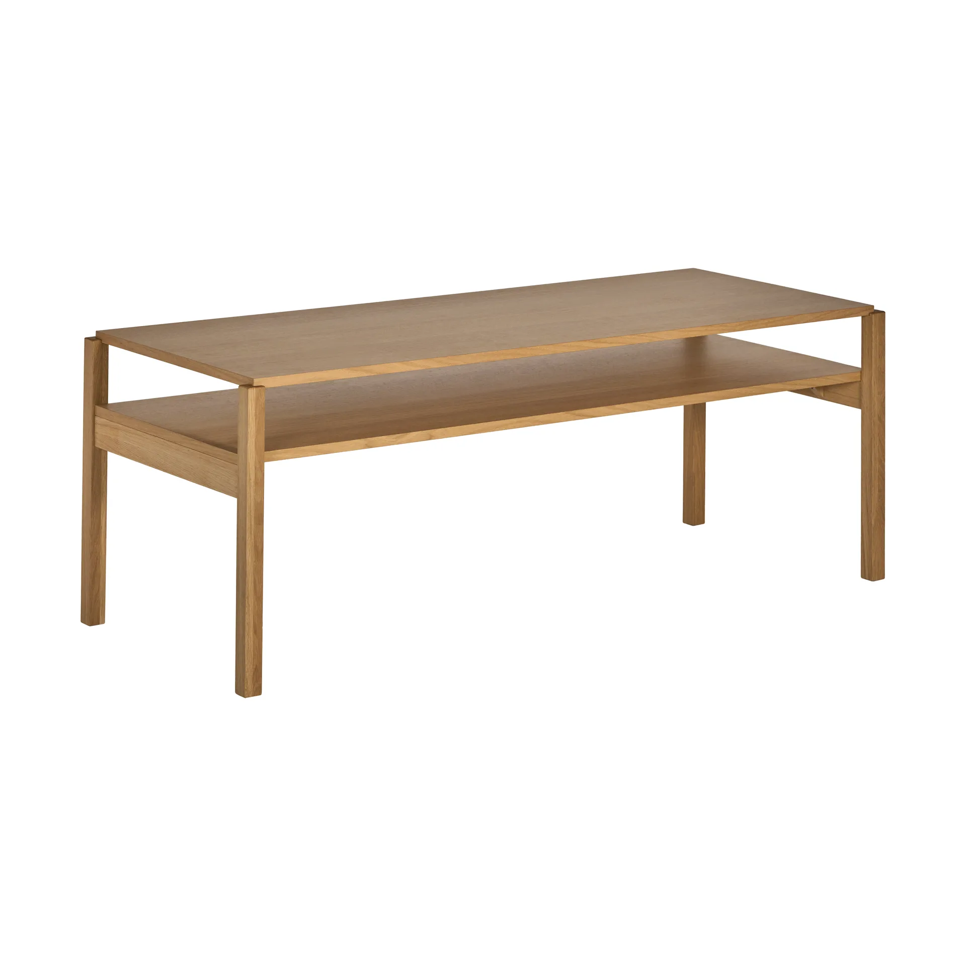 Tavolino Lid, Rovere pigmentato bianco, 125x50 cm 1898