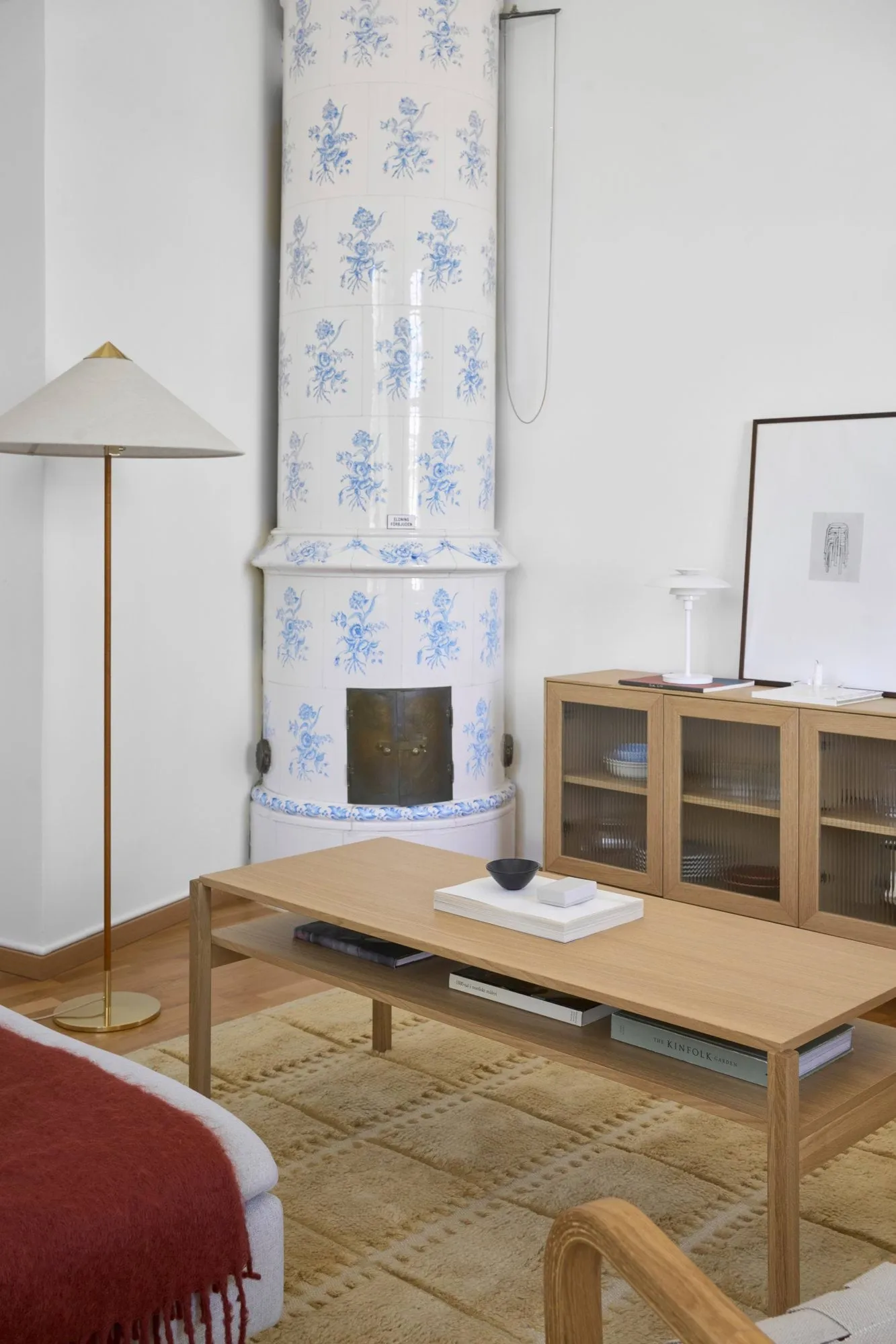 Tavolino Lid, Rovere pigmentato bianco, 125x50 cm 1898