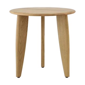 Tavolino Lyckeby Ø45x44 cm - Rovere laccato naturale - 1898