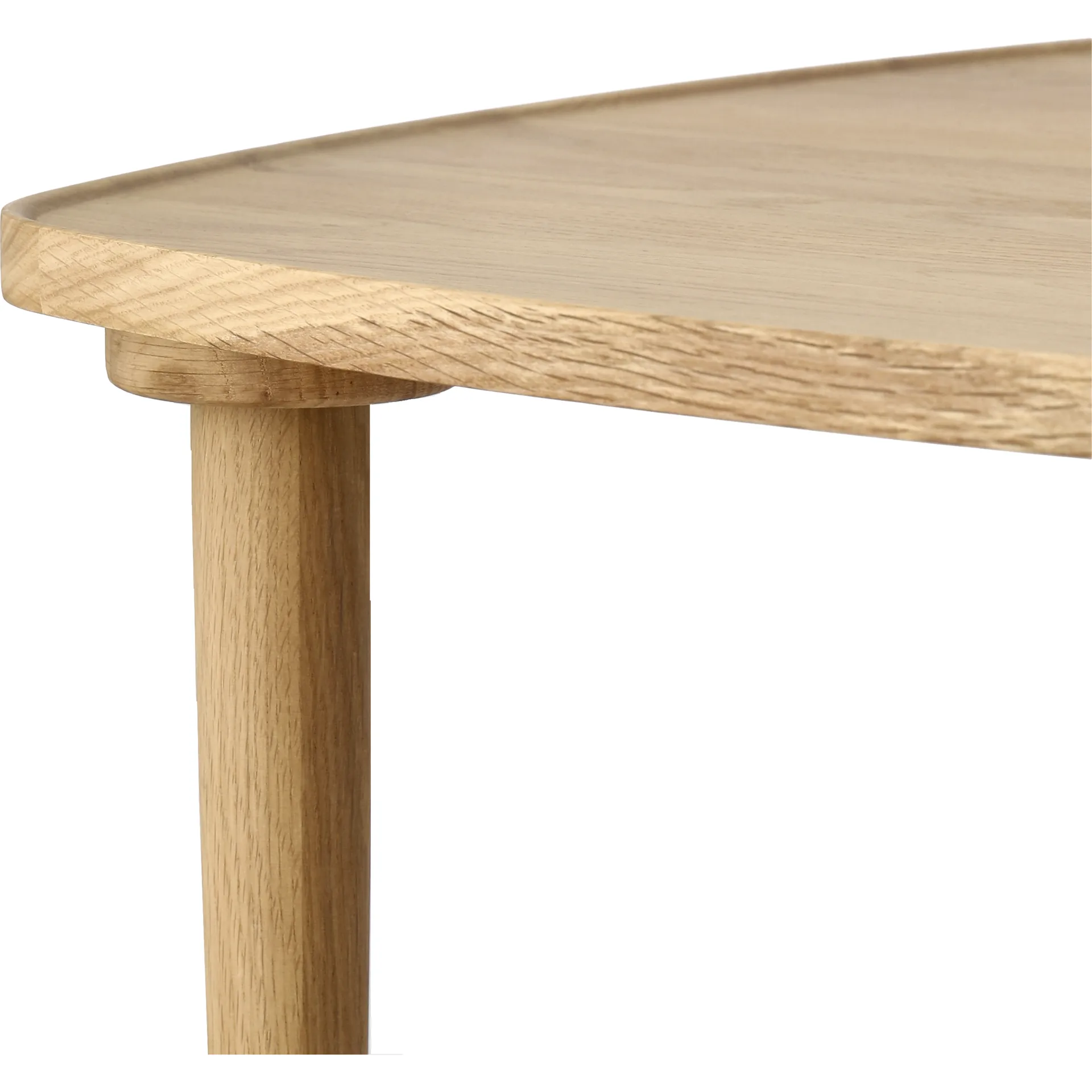 Tavolino Nyhem 59x59x47 cm, Rovere laccato naturale 1898