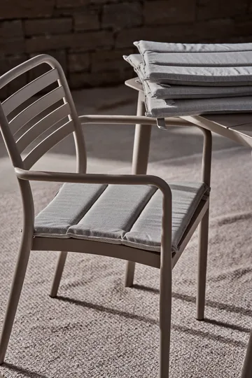 Tavolo allungabile Marsala 208-288 cm + 4 sedie Messina, Taupe - 1898