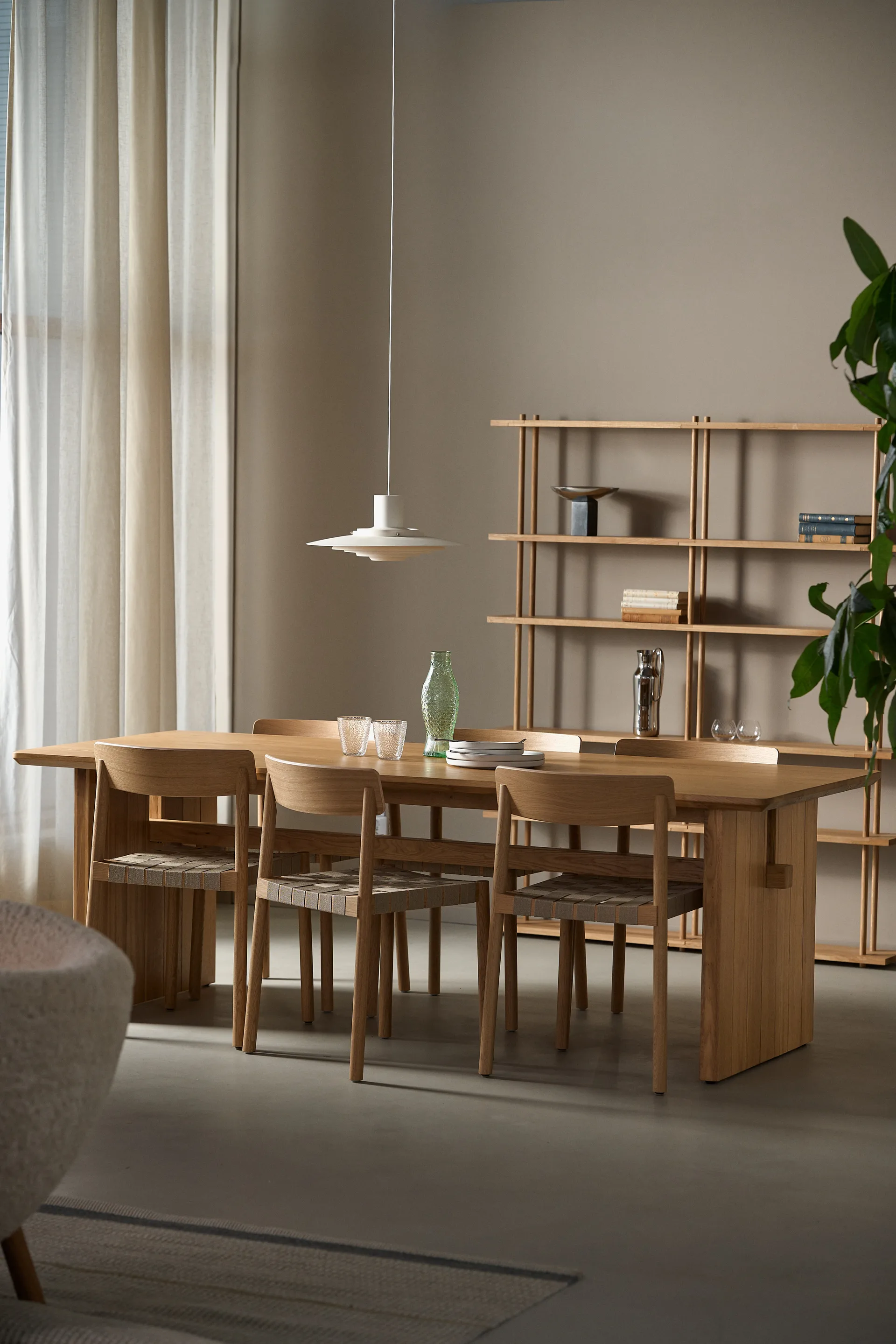 Tavolo Berghem 90x220 cm, Laqurered oak 1898