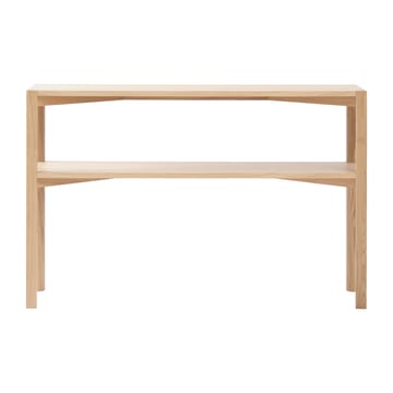 Tavolo consolle Anton, 35x125 cm - Rovere tinto bianco - 1898